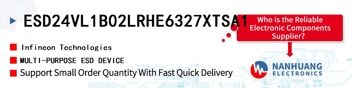 ESD24VL1B02LRHE6327XTSA1 Infineon MULTI-PURPOSE ESD DEVICE