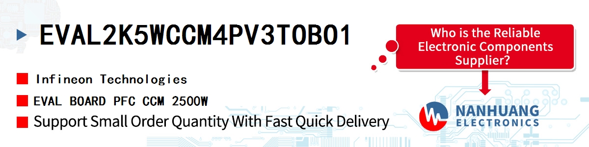 EVAL2K5WCCM4PV3TOBO1 Infineon EVAL BOARD PFC CCM 2500W