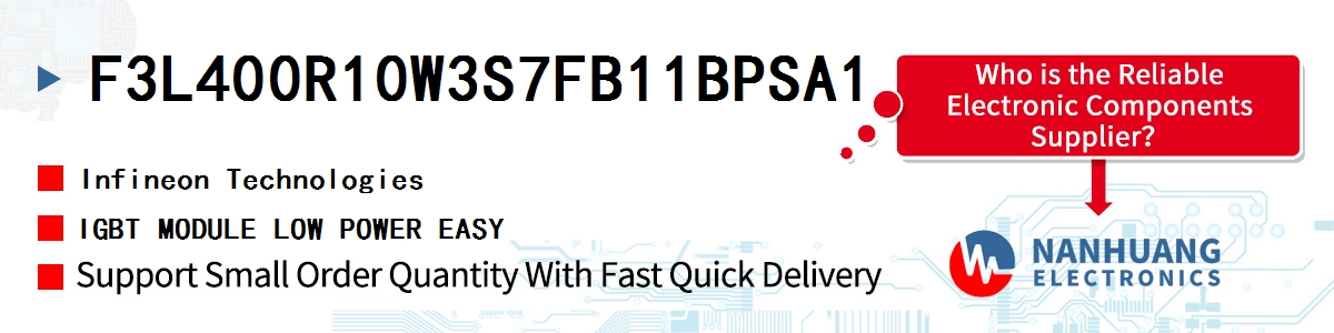 F3L400R10W3S7FB11BPSA1 Infineon IGBT MODULE LOW POWER EASY