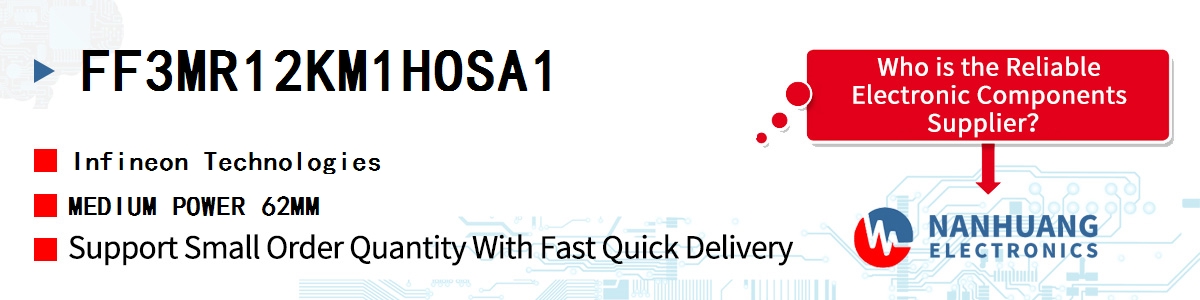 FF3MR12KM1HOSA1 Infineon MEDIUM POWER 62MM