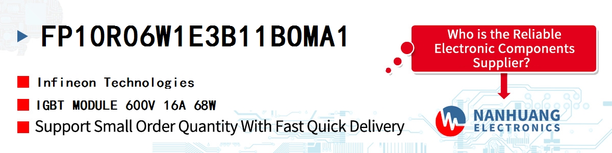 FP10R06W1E3B11BOMA1 Infineon IGBT MODULE 600V 16A 68W