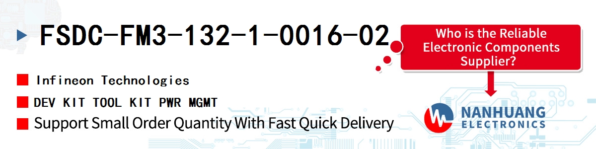 FSDC-FM3-132-1-0016-02 Infineon DEV KIT TOOL KIT PWR MGMT