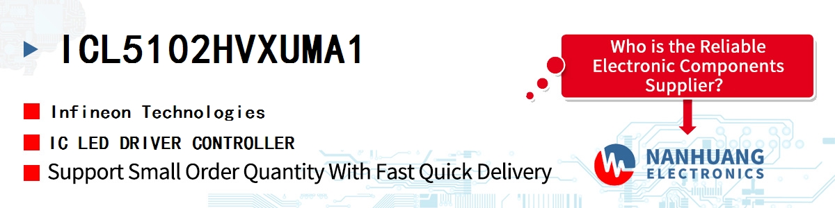 ICL5102HVXUMA1 Infineon IC LED DRIVER CONTROLLER