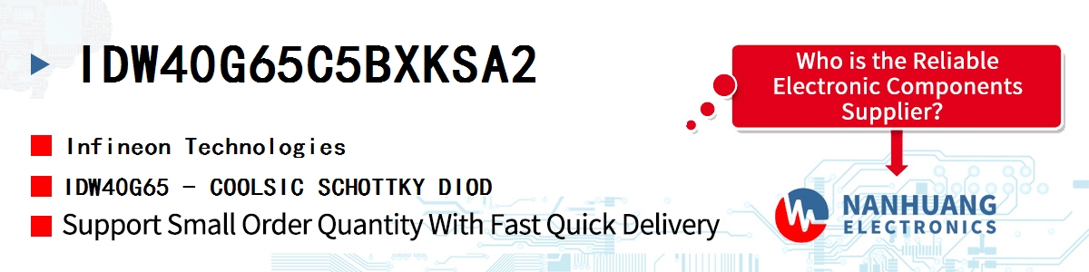 IDW40G65C5BXKSA2 Infineon IDW40G65 - COOLSIC SCHOTTKY DIOD