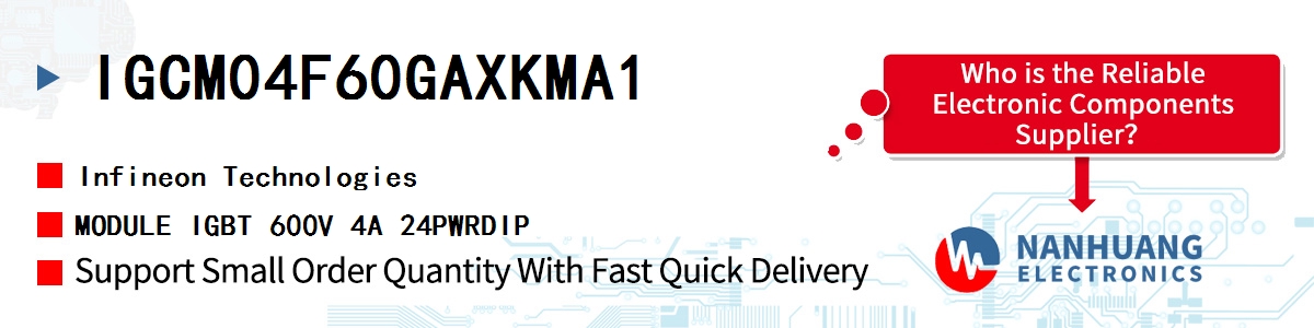 IGCM04F60GAXKMA1 Infineon MODULE IGBT 600V 4A 24PWRDIP