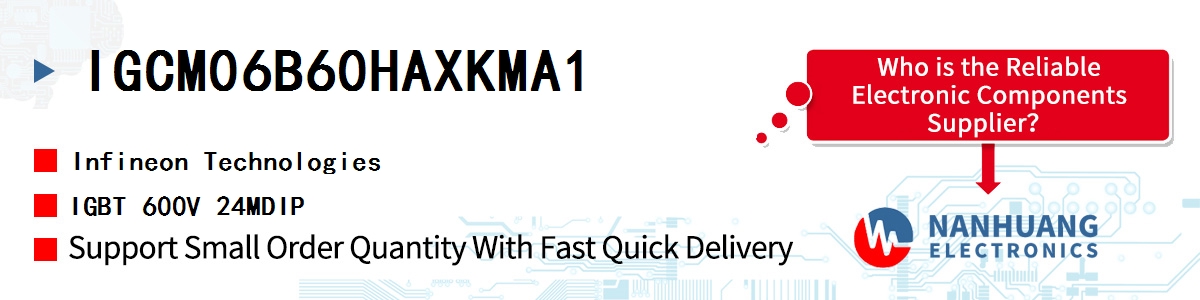 IGCM06B60HAXKMA1 Infineon IGBT 600V 24MDIP