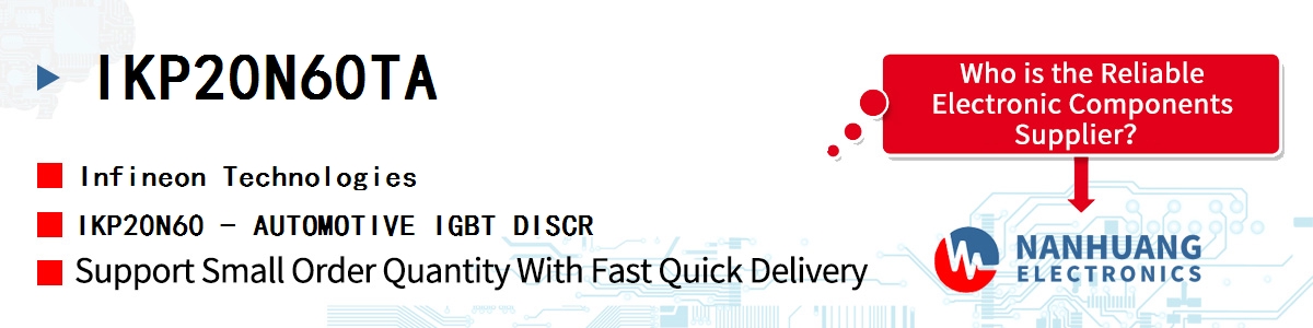 IKP20N60TA Infineon IKP20N60 - AUTOMOTIVE IGBT DISCR