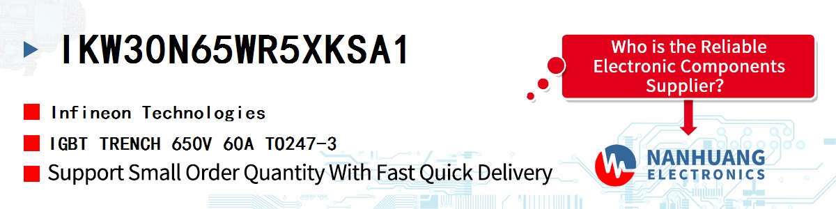 IKW30N65WR5XKSA1 Infineon IGBT TRENCH 650V 60A TO247-3