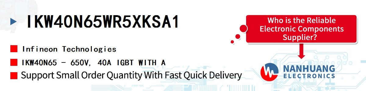 IKW40N65WR5XKSA1 Infineon IKW40N65 - 650V, 40A IGBT WITH A
