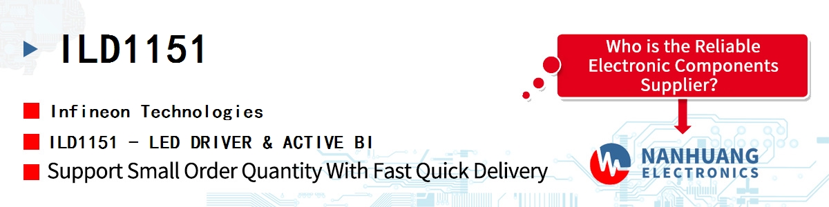 ILD1151 Infineon ILD1151 - LED DRIVER & ACTIVE BI