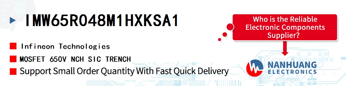IMW65R048M1HXKSA1 Infineon MOSFET 650V NCH SIC TRENCH