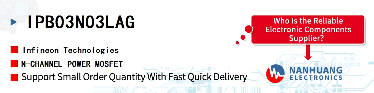 IPB03N03LAG Infineon N-CHANNEL POWER MOSFET