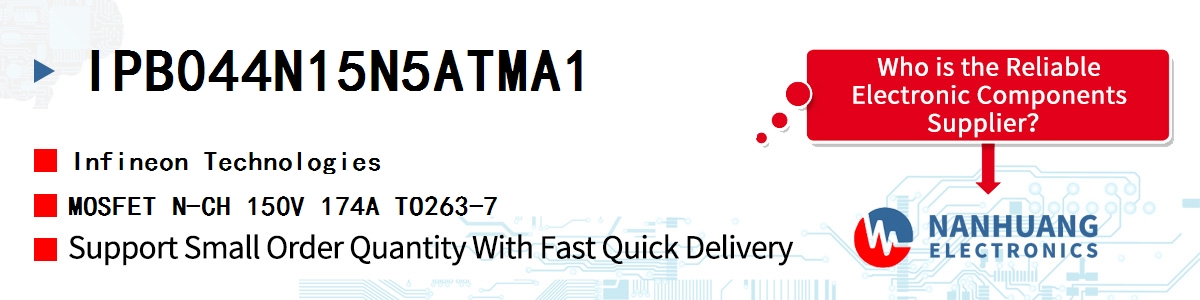 IPB044N15N5ATMA1 Infineon MOSFET N-CH 150V 174A TO263-7