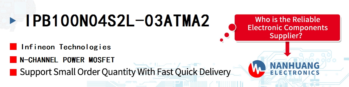 IPB100N04S2L-03ATMA2 Infineon N-CHANNEL POWER MOSFET