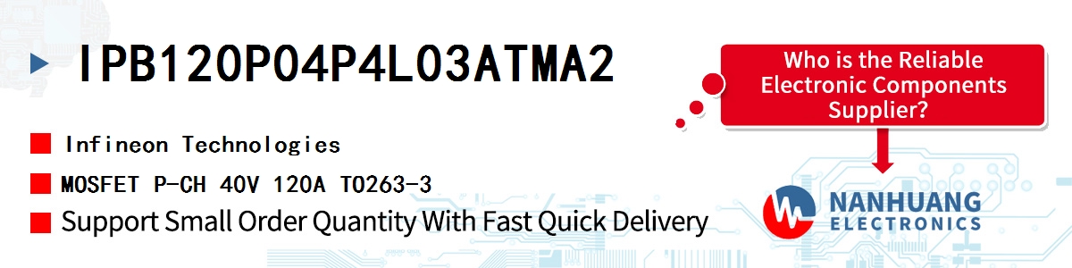 IPB120P04P4L03ATMA2 Infineon MOSFET P-CH 40V 120A TO263-3