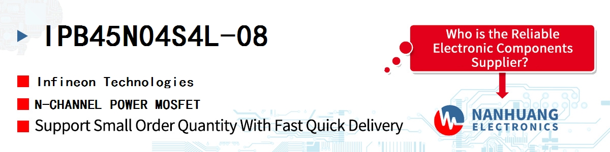 IPB45N04S4L-08 Infineon N-CHANNEL POWER MOSFET