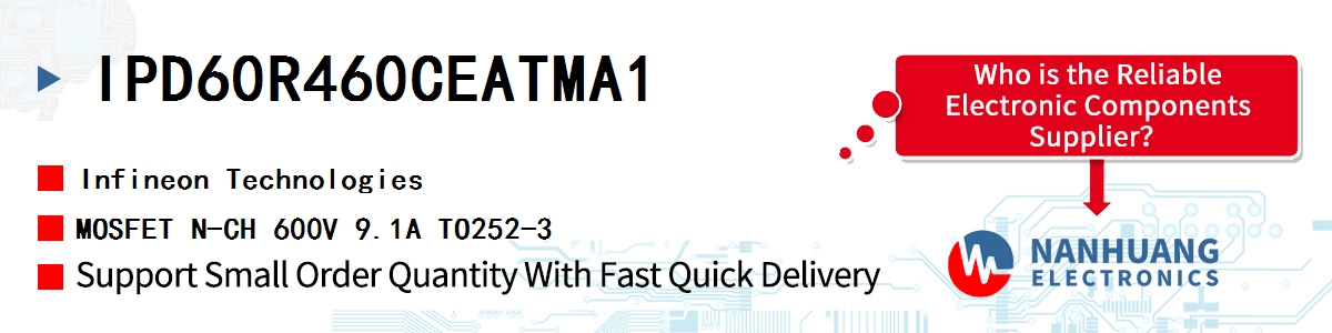 IPD60R460CEATMA1 Infineon MOSFET N-CH 600V 9.1A TO252-3