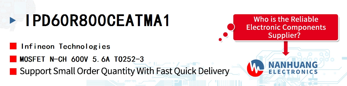 IPD60R800CEATMA1 Infineon MOSFET N-CH 600V 5.6A TO252-3