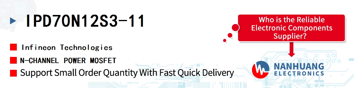 IPD70N12S3-11 Infineon N-CHANNEL POWER MOSFET