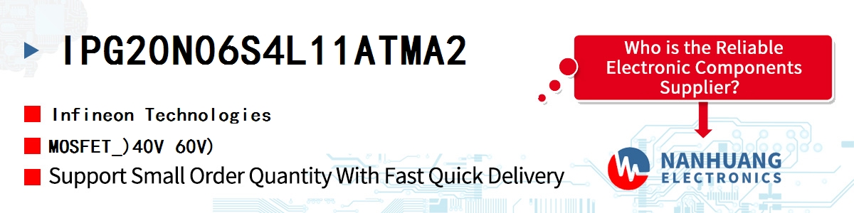 IPG20N06S4L11ATMA2 Infineon MOSFET_)40V 60V)