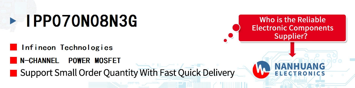 IPP070N08N3G Infineon N-CHANNEL  POWER MOSFET
