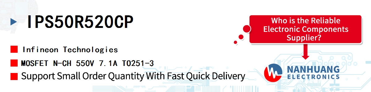 IPS50R520CP Infineon MOSFET N-CH 550V 7.1A TO251-3