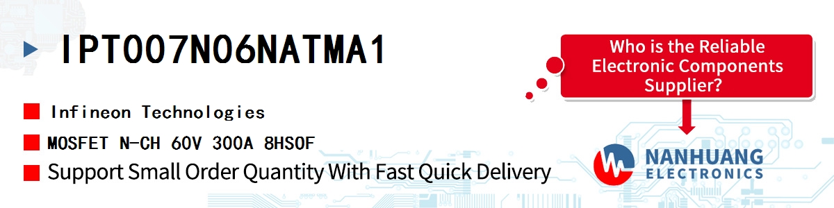 IPT007N06NATMA1 Infineon MOSFET N-CH 60V 300A 8HSOF