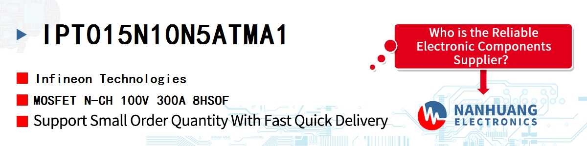 IPT015N10N5ATMA1 Infineon MOSFET N-CH 100V 300A 8HSOF