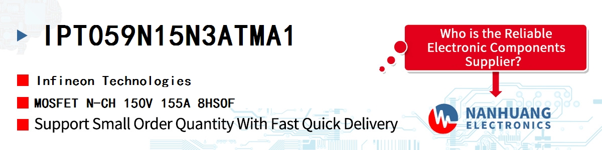 IPT059N15N3ATMA1 Infineon MOSFET N-CH 150V 155A 8HSOF