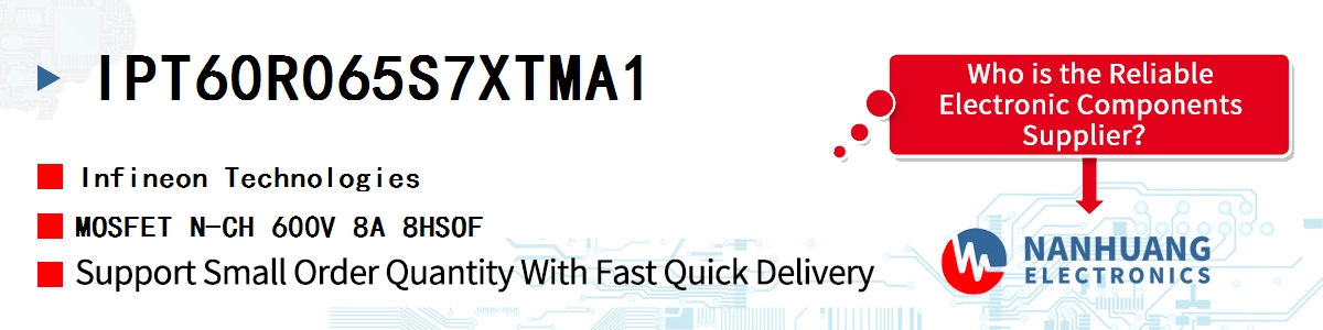 IPT60R065S7XTMA1 Infineon MOSFET N-CH 600V 8A 8HSOF