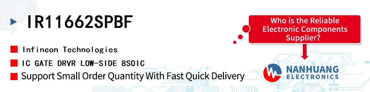 IR11662SPBF Infineon IC GATE DRVR LOW-SIDE 8SOIC