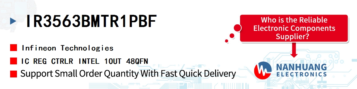 IR3563BMTR1PBF Infineon IC REG CTRLR INTEL 1OUT 48QFN