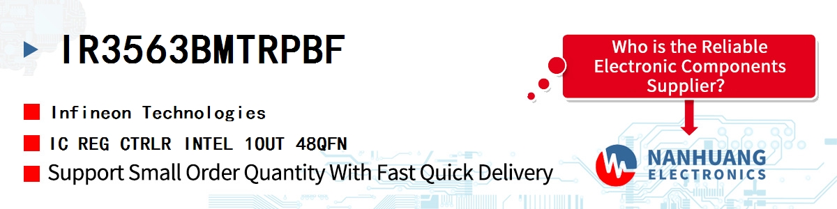 IR3563BMTRPBF Infineon IC REG CTRLR INTEL 1OUT 48QFN