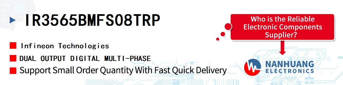 IR3565BMFS08TRP Infineon DUAL OUTPUT DIGITAL MULTI-PHASE