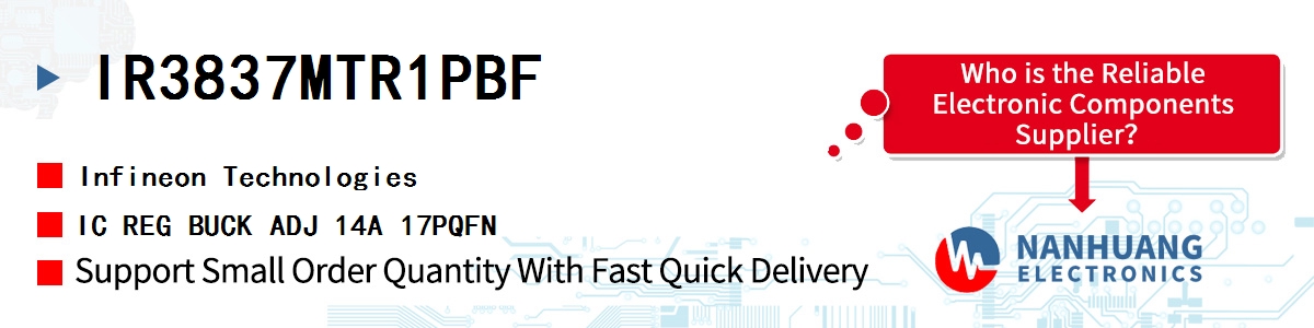 IR3837MTR1PBF Infineon IC REG BUCK ADJ 14A 17PQFN