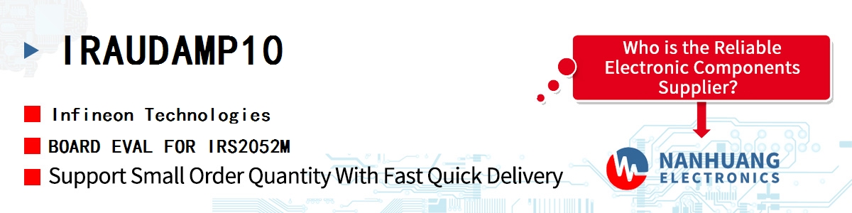 IRAUDAMP10 Infineon BOARD EVAL FOR IRS2052M