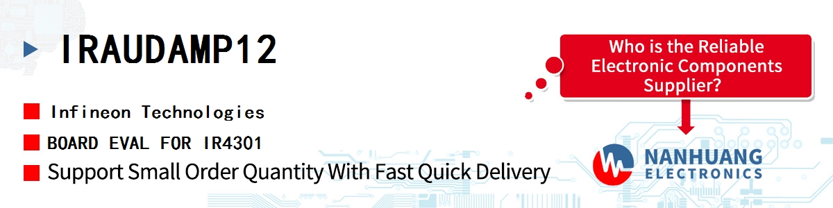 IRAUDAMP12 Infineon BOARD EVAL FOR IR4301