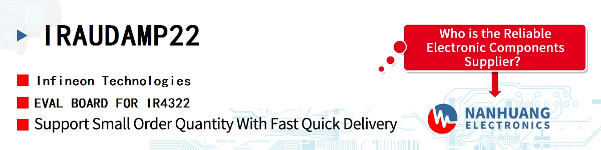 IRAUDAMP22 Infineon EVAL BOARD FOR IR4322