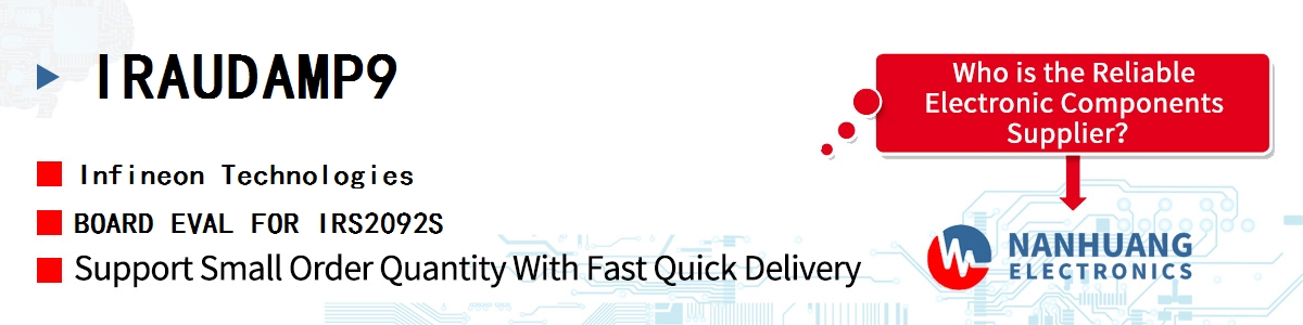 IRAUDAMP9 Infineon BOARD EVAL FOR IRS2092S