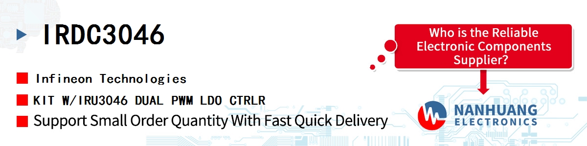 IRDC3046 Infineon KIT W/IRU3046 DUAL PWM LDO CTRLR