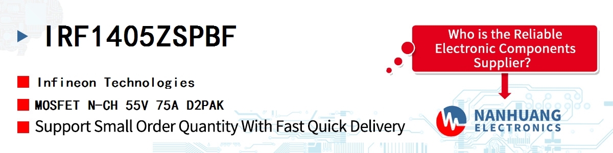IRF1405ZSPBF Infineon MOSFET N-CH 55V 75A D2PAK