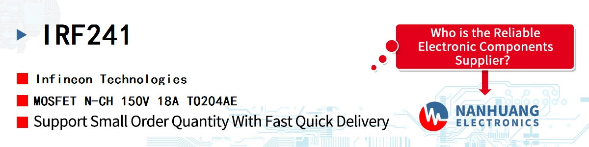 IRF241 Infineon MOSFET N-CH 150V 18A TO204AE