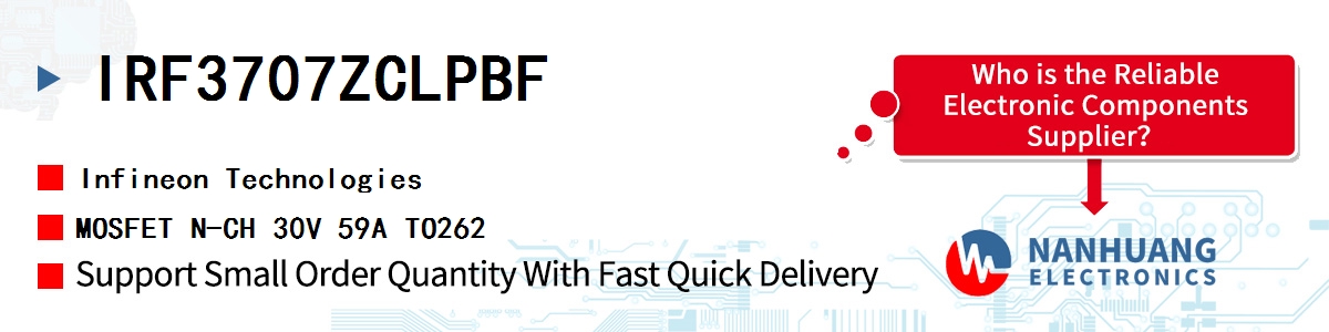 IRF3707ZCLPBF Infineon MOSFET N-CH 30V 59A TO262