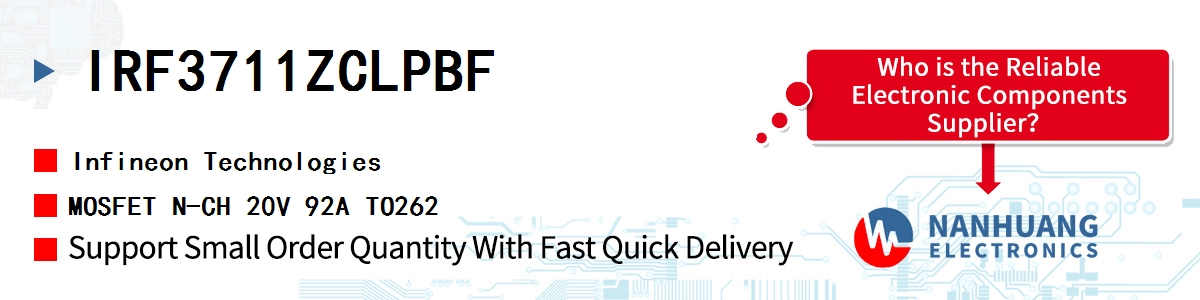 IRF3711ZCLPBF Infineon MOSFET N-CH 20V 92A TO262