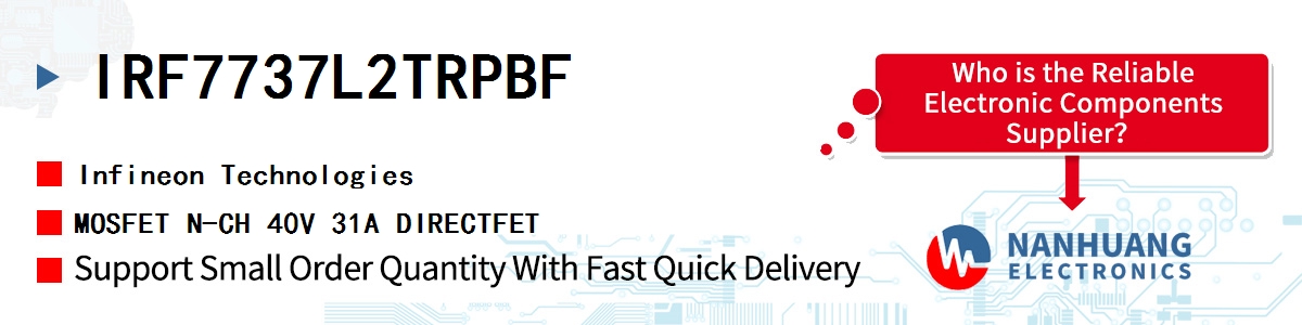 IRF7737L2TRPBF Infineon MOSFET N-CH 40V 31A DIRECTFET