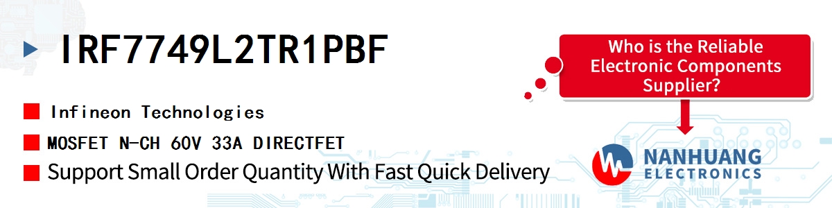 IRF7749L2TR1PBF Infineon MOSFET N-CH 60V 33A DIRECTFET