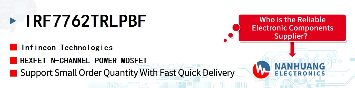 IRF7762TRLPBF Infineon HEXFET N-CHANNEL POWER MOSFET