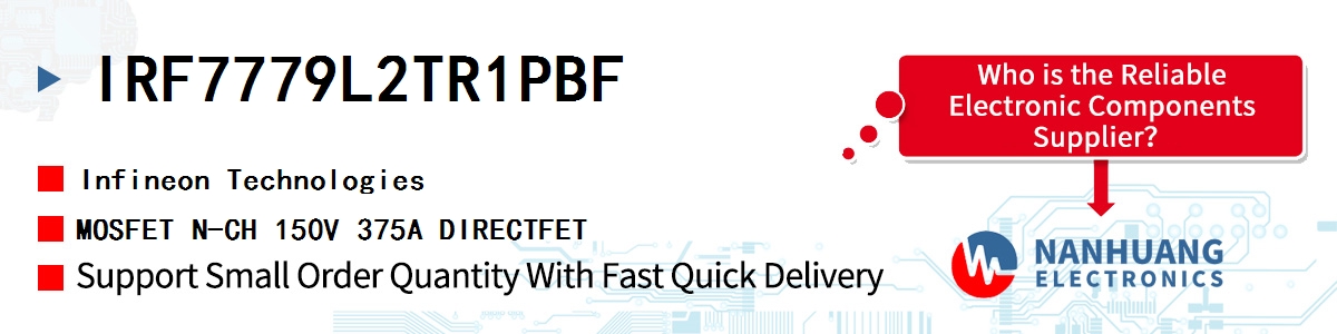 IRF7779L2TR1PBF Infineon MOSFET N-CH 150V 375A DIRECTFET