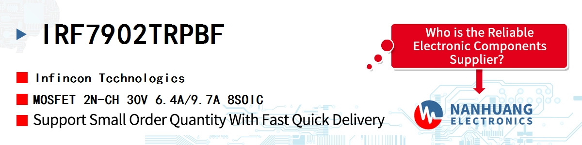 IRF7902TRPBF Infineon MOSFET 2N-CH 30V 6.4A/9.7A 8SOIC