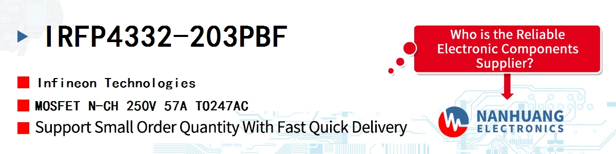 IRFP4332-203PBF Infineon MOSFET N-CH 250V 57A TO247AC